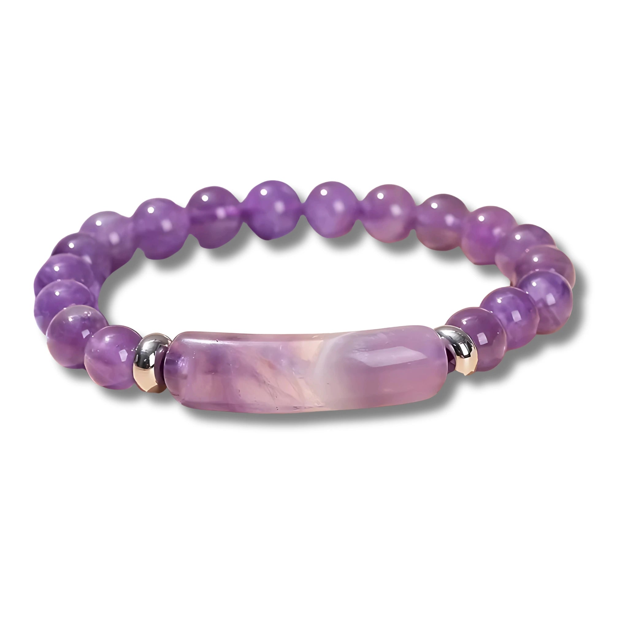 Amethyst Bar Bracelet