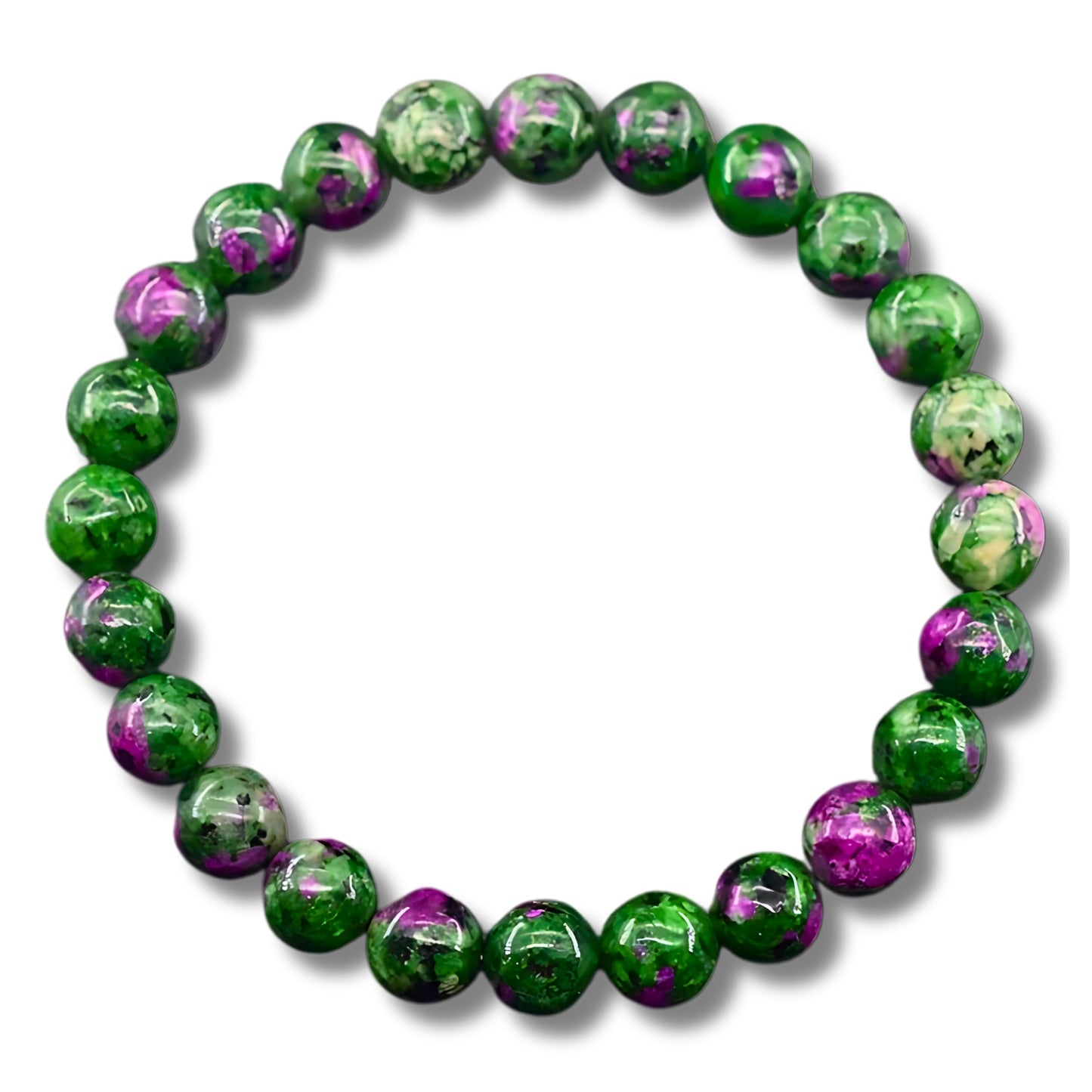 Epidote Bead Bracelet
