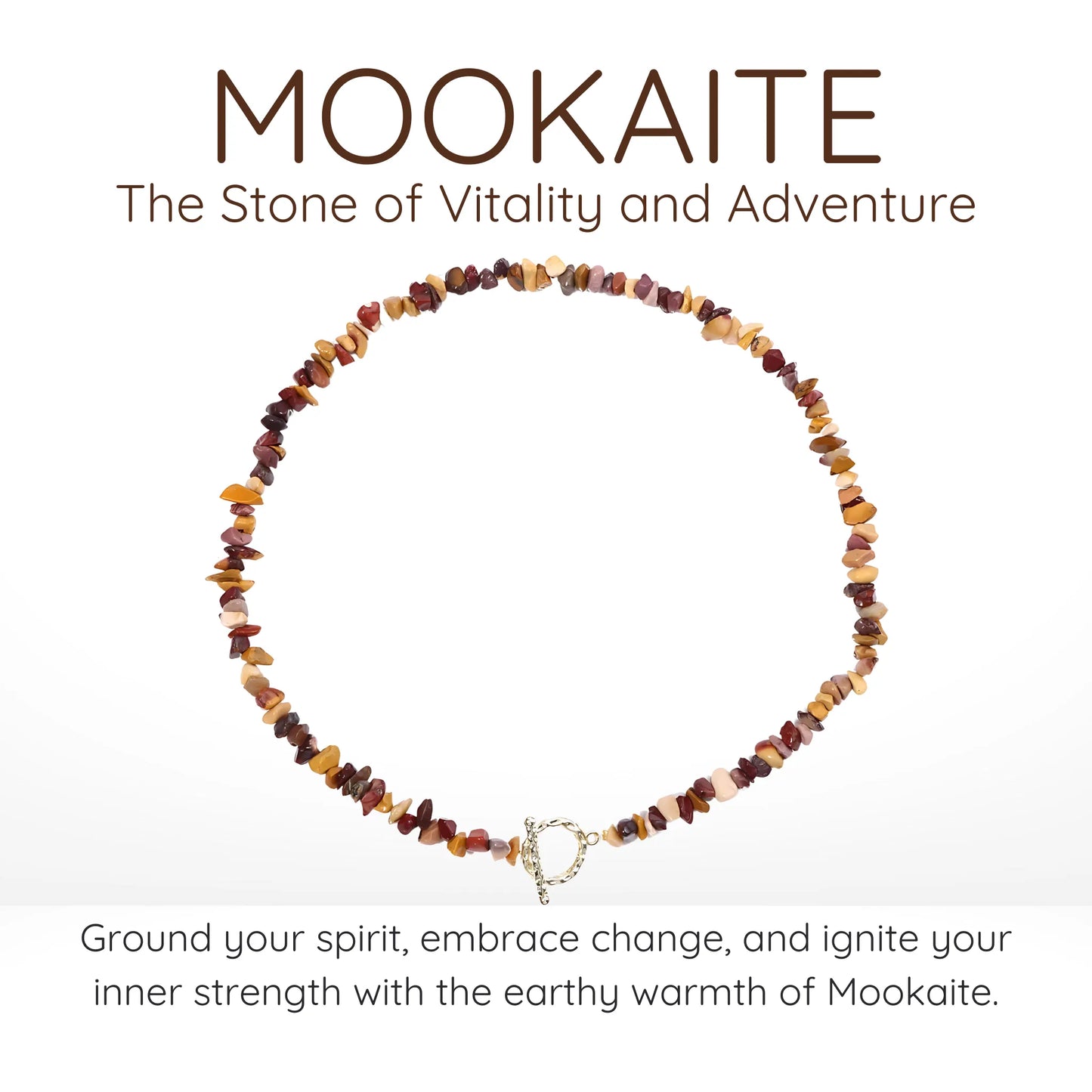 Mookaite Gravel Choker Necklace