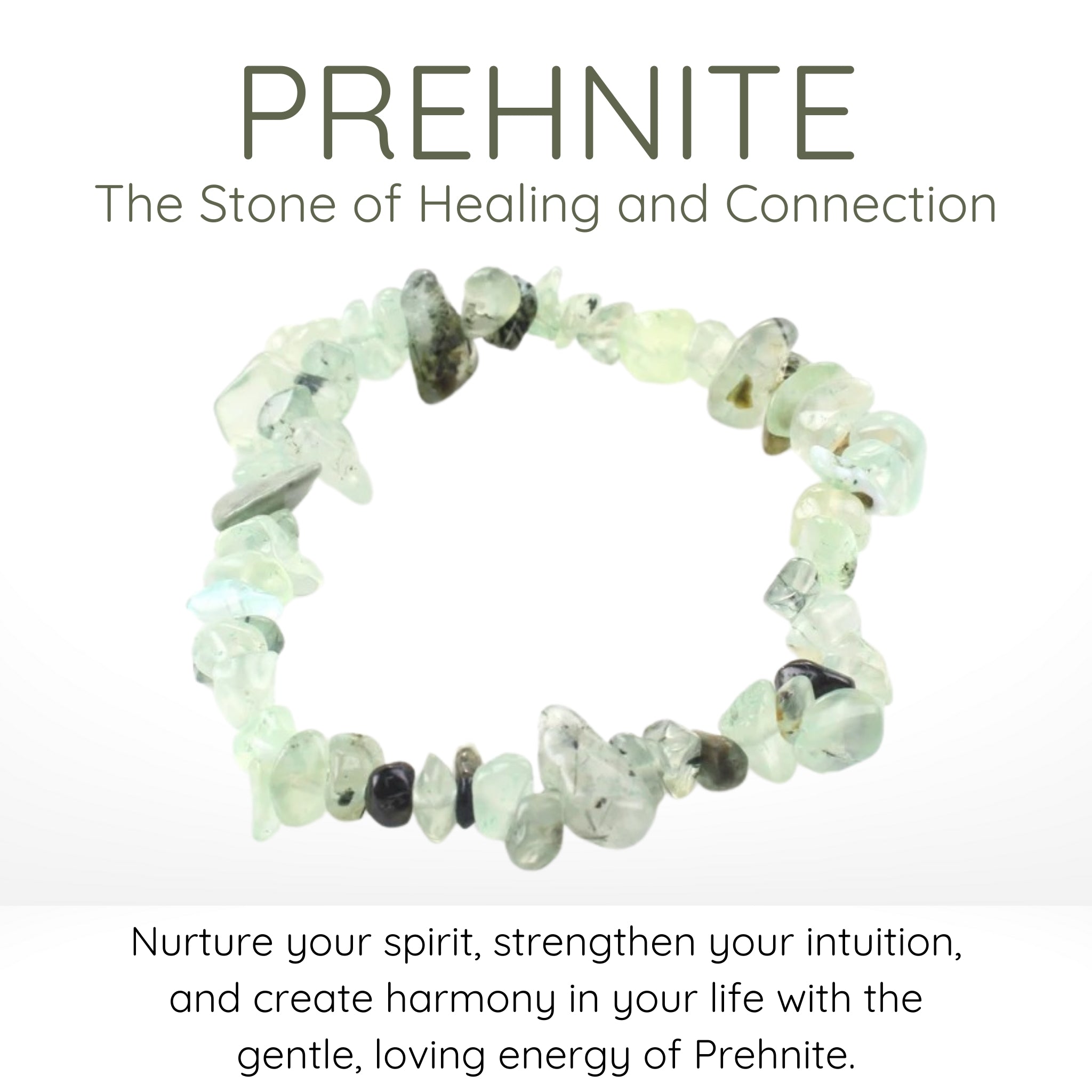 Prehnite Gravel Bracelet