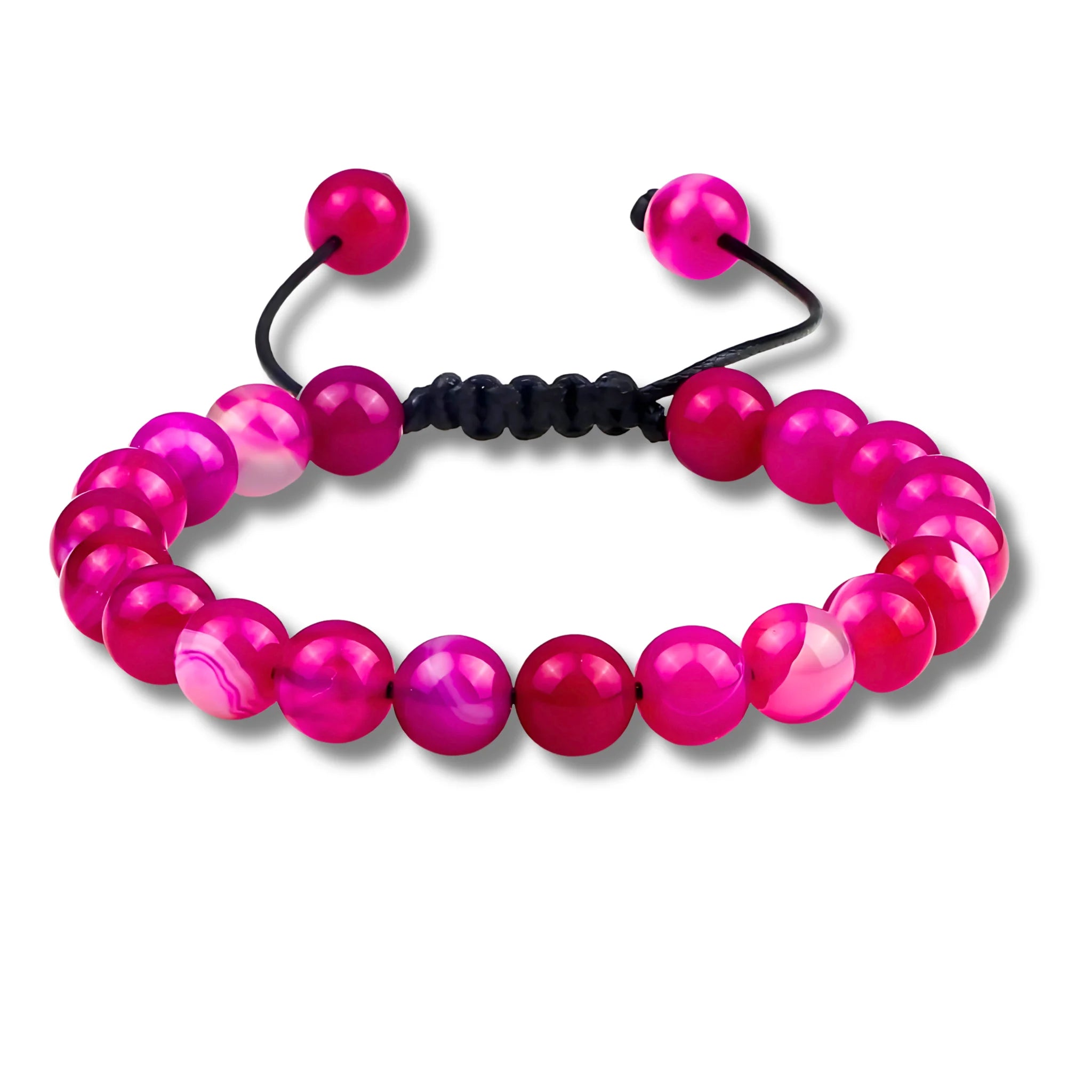 Rose Red Adjustable Bracelet