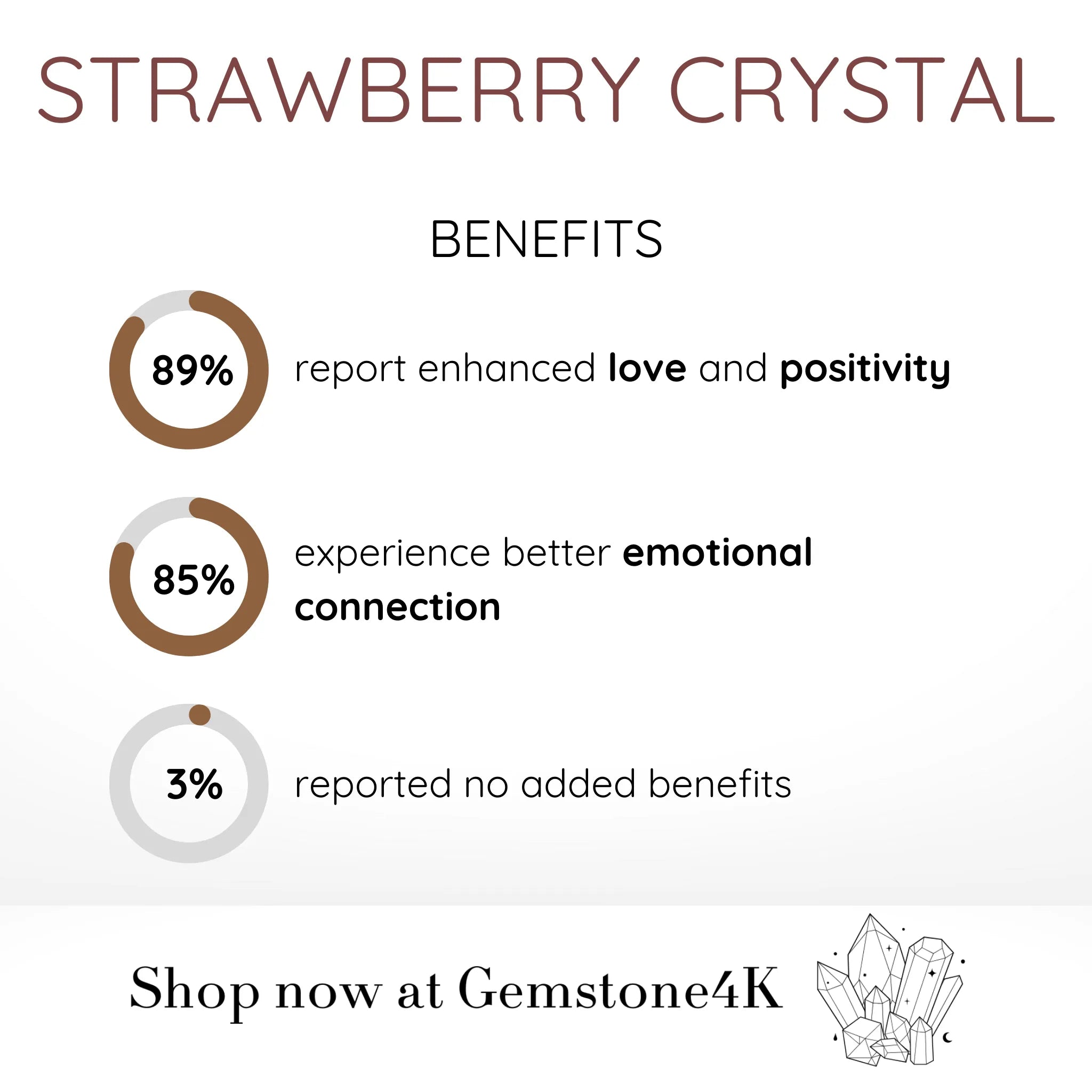 Strawberry Crystal Bead Bracelet