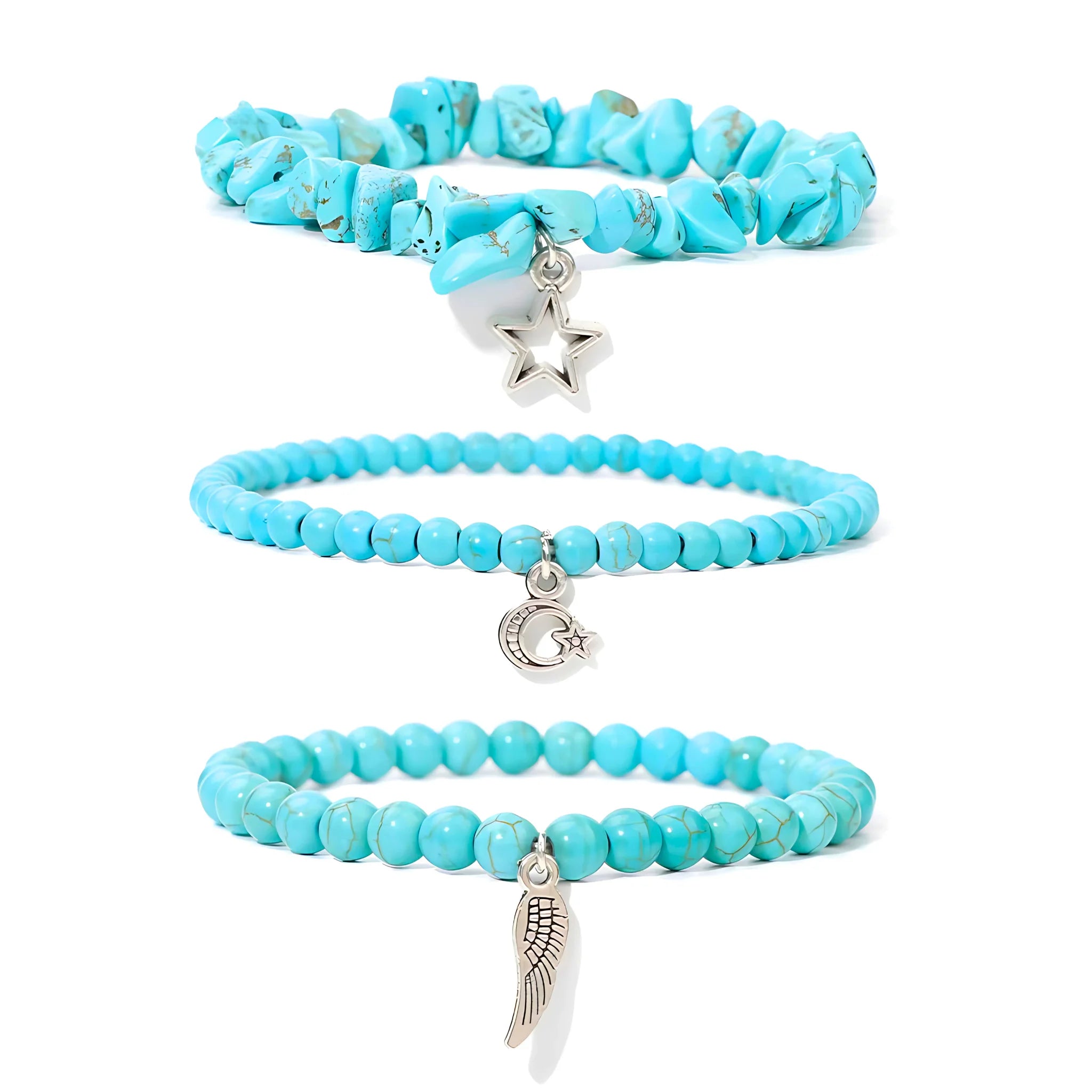 Turquoise Charm Stack
