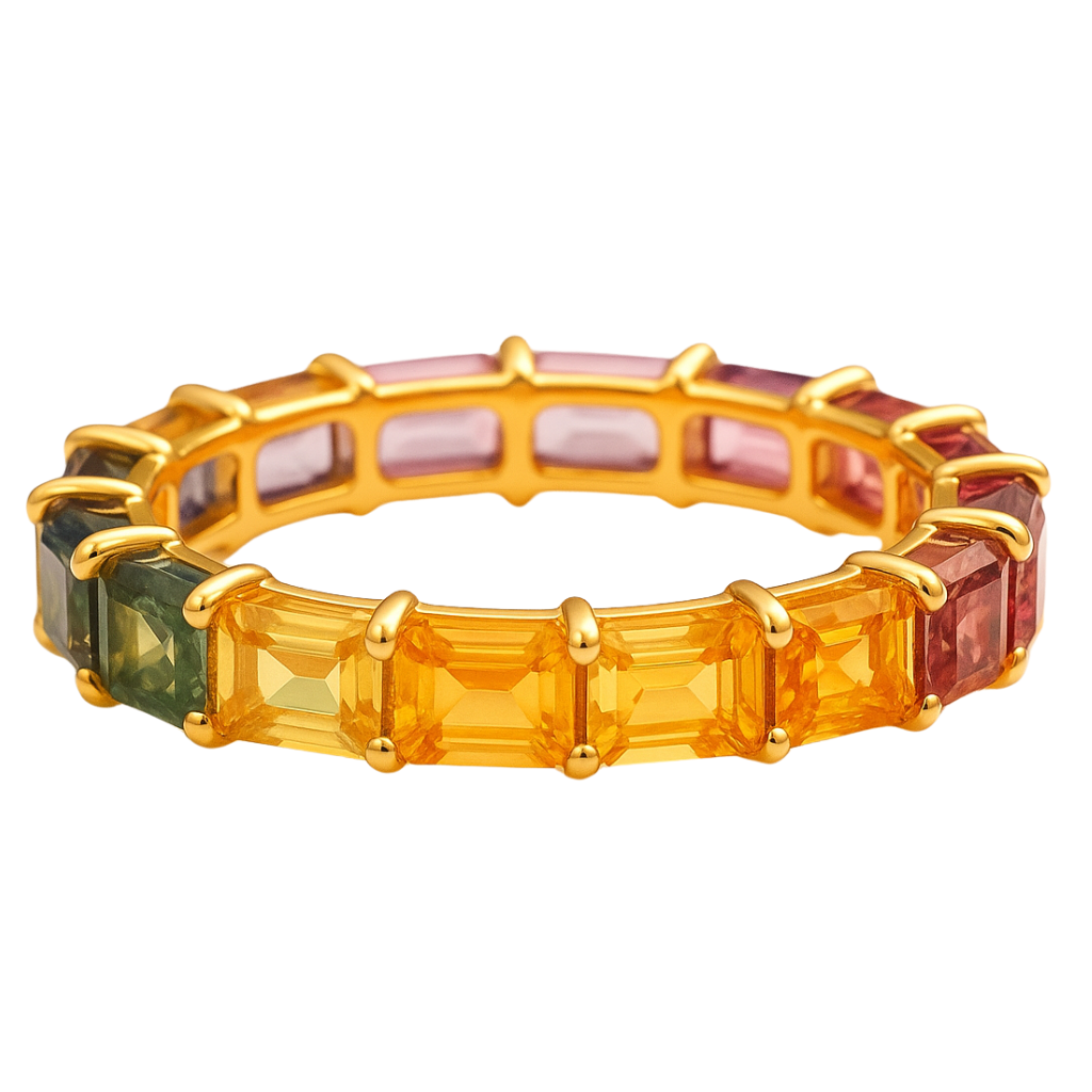 Rainbow Gemstone Ring