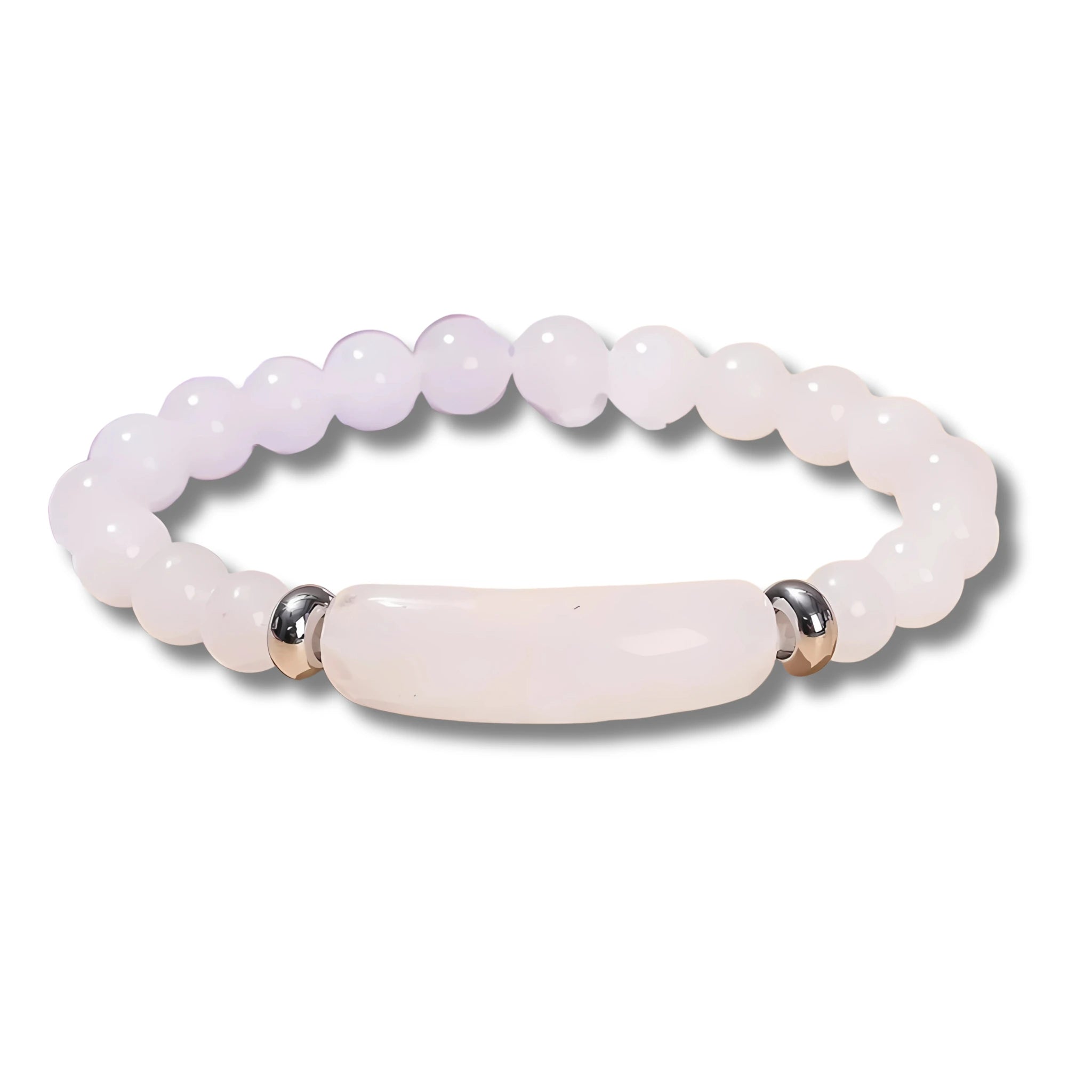 White Jade Bar Bracelet