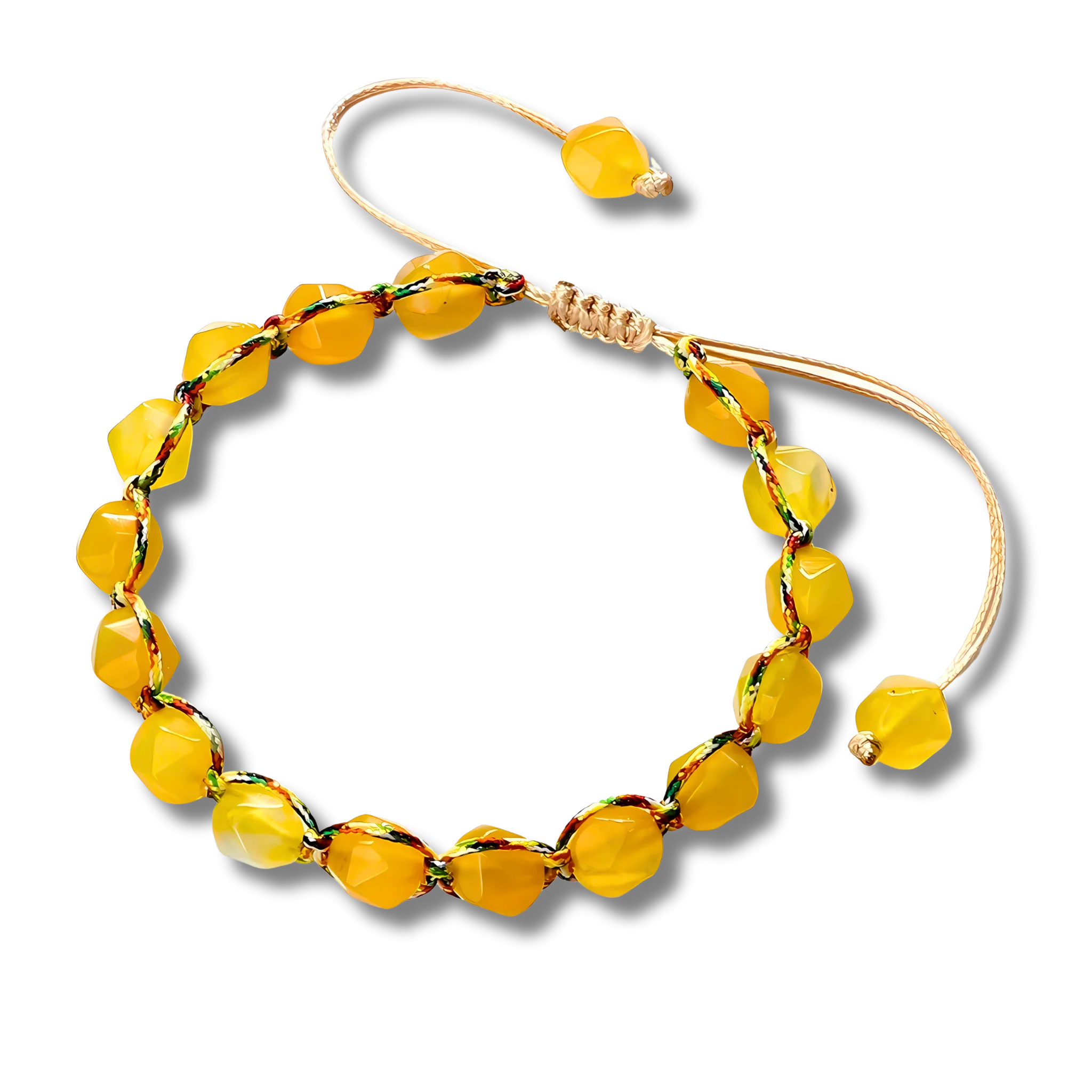 Yellow Agate Wanderlust Bracelet