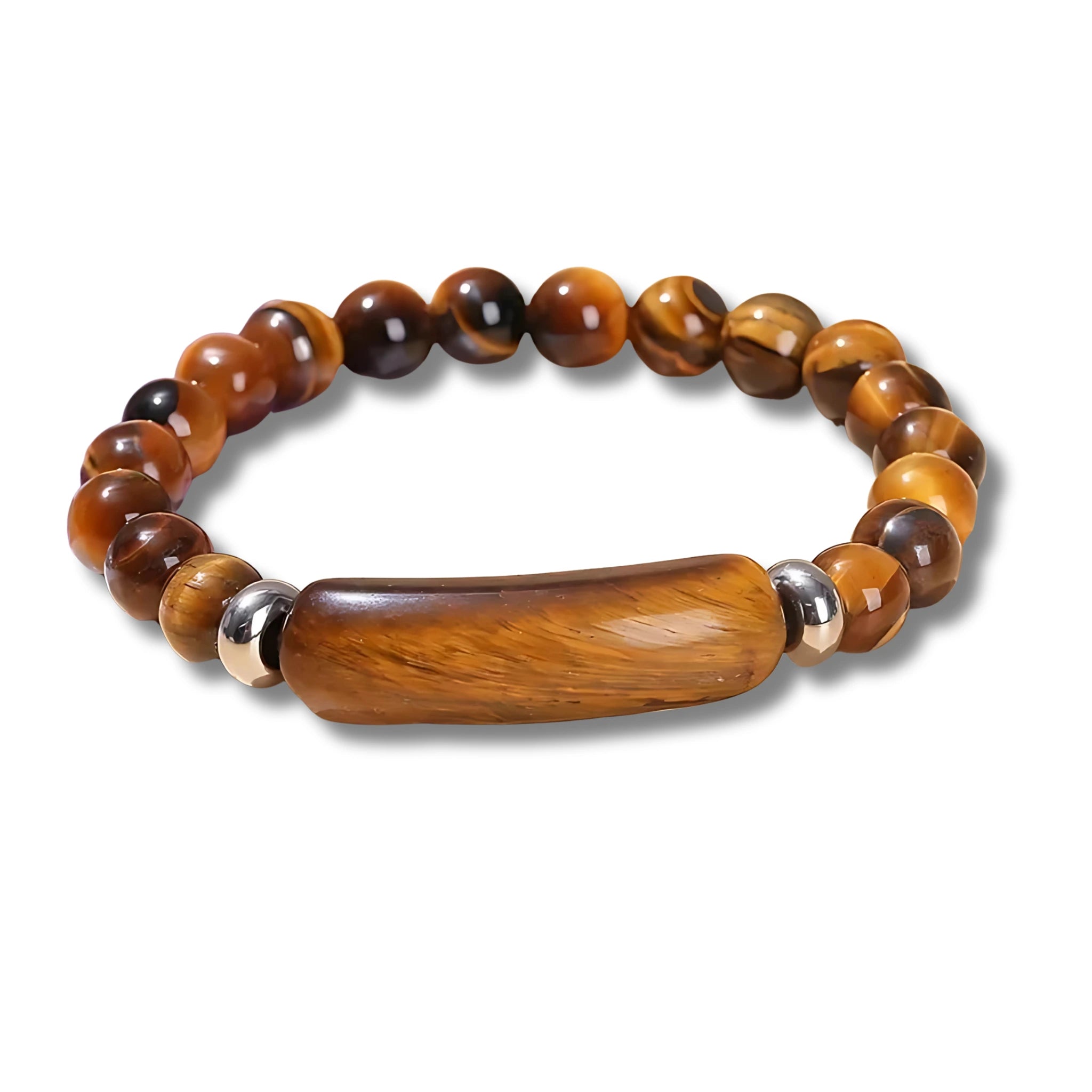 Yellow Tiger’s Eye Bar Bracelet