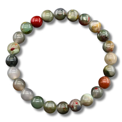 African Blood Bead Bracelet
