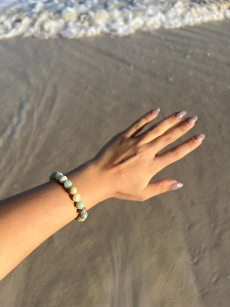 Amazon Stone Bead Bracelet