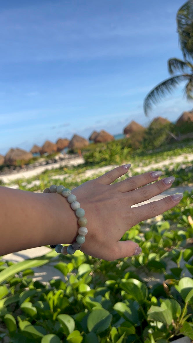 Amazon Stone Bead Bracelet