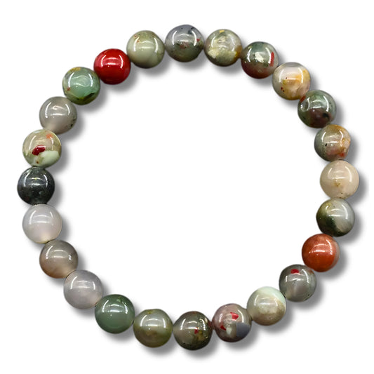 African Blood Bead Bracelet