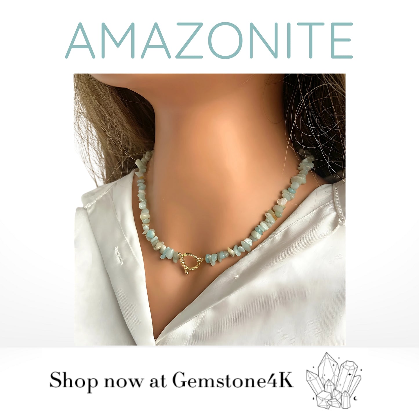 Amazonite Choker Necklace