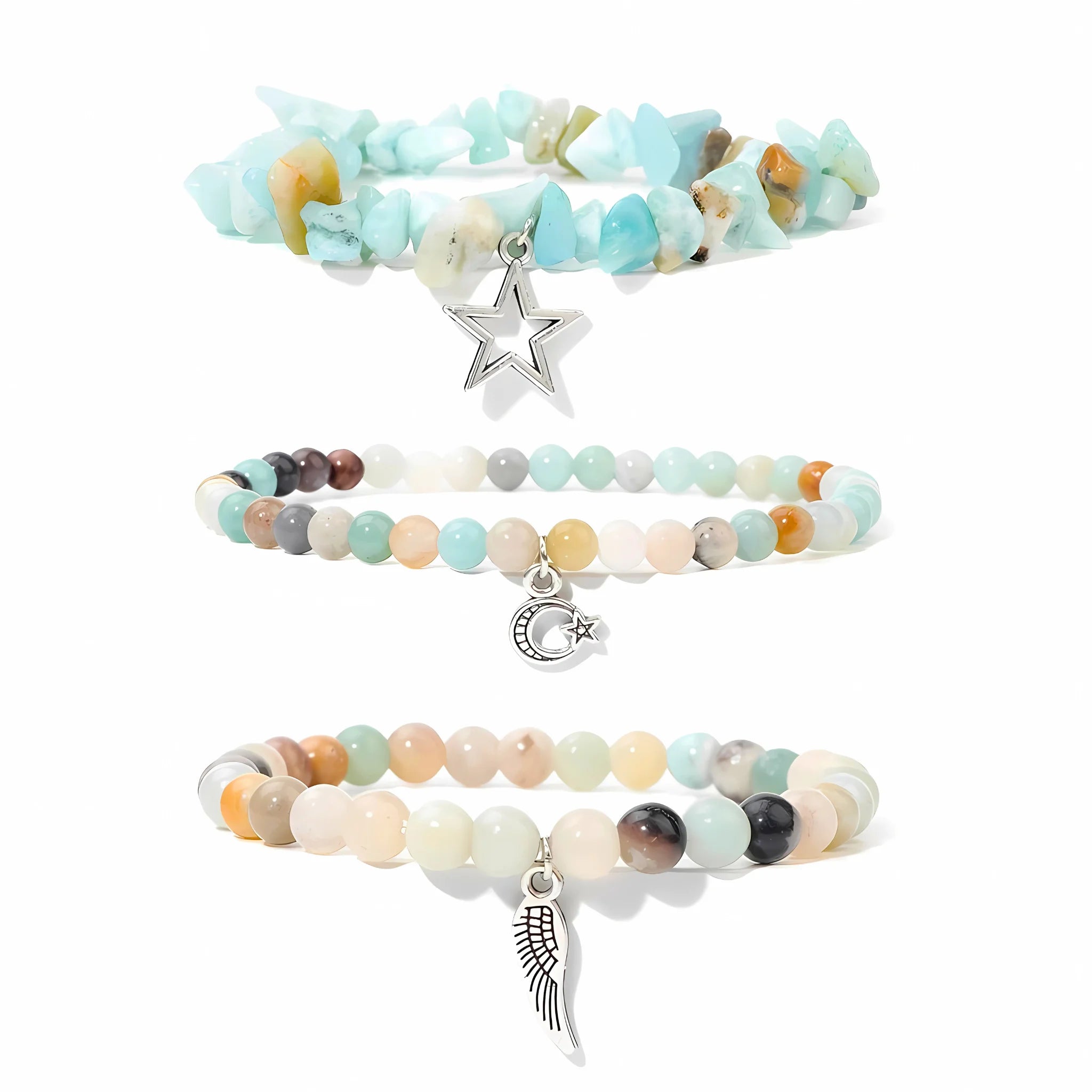 Amazonite Charm Stack