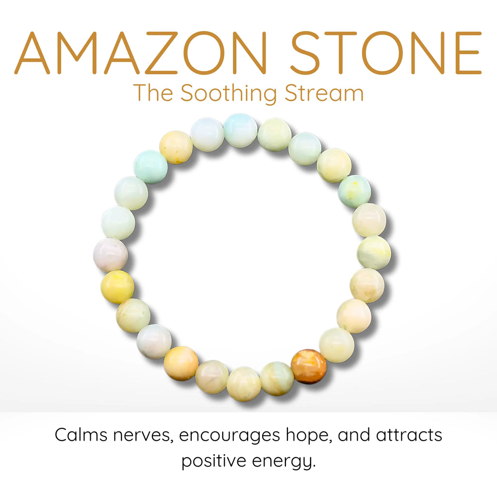 Amazon Stone Bead Bracelet