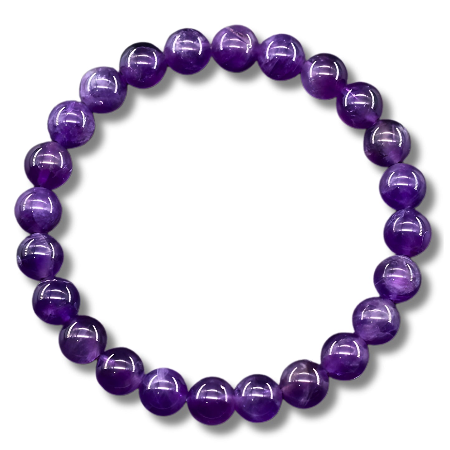 Amethyst Bead Bracelet