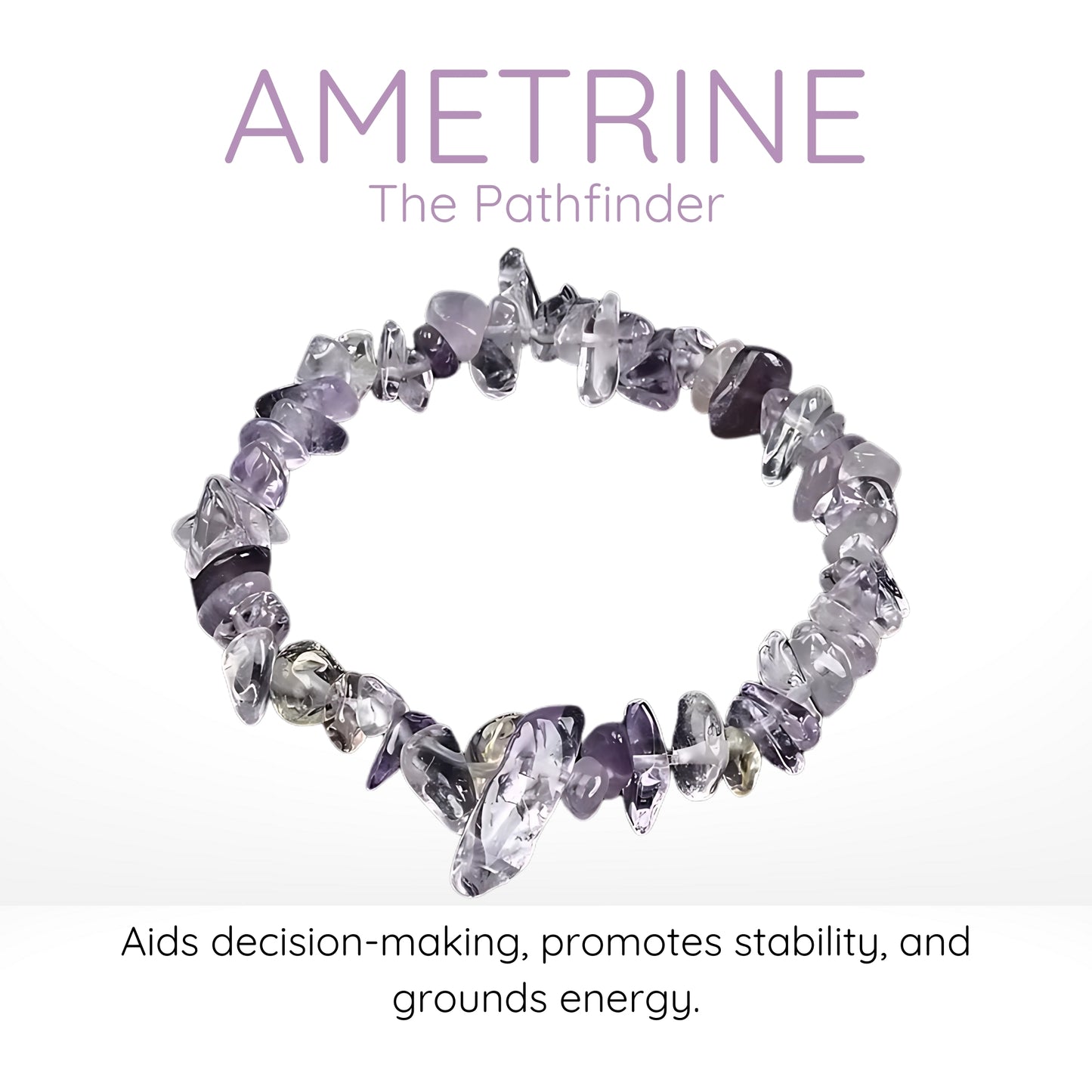 Ametrine Gravel Bracelet