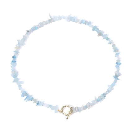 Aquamarine Choker Necklace