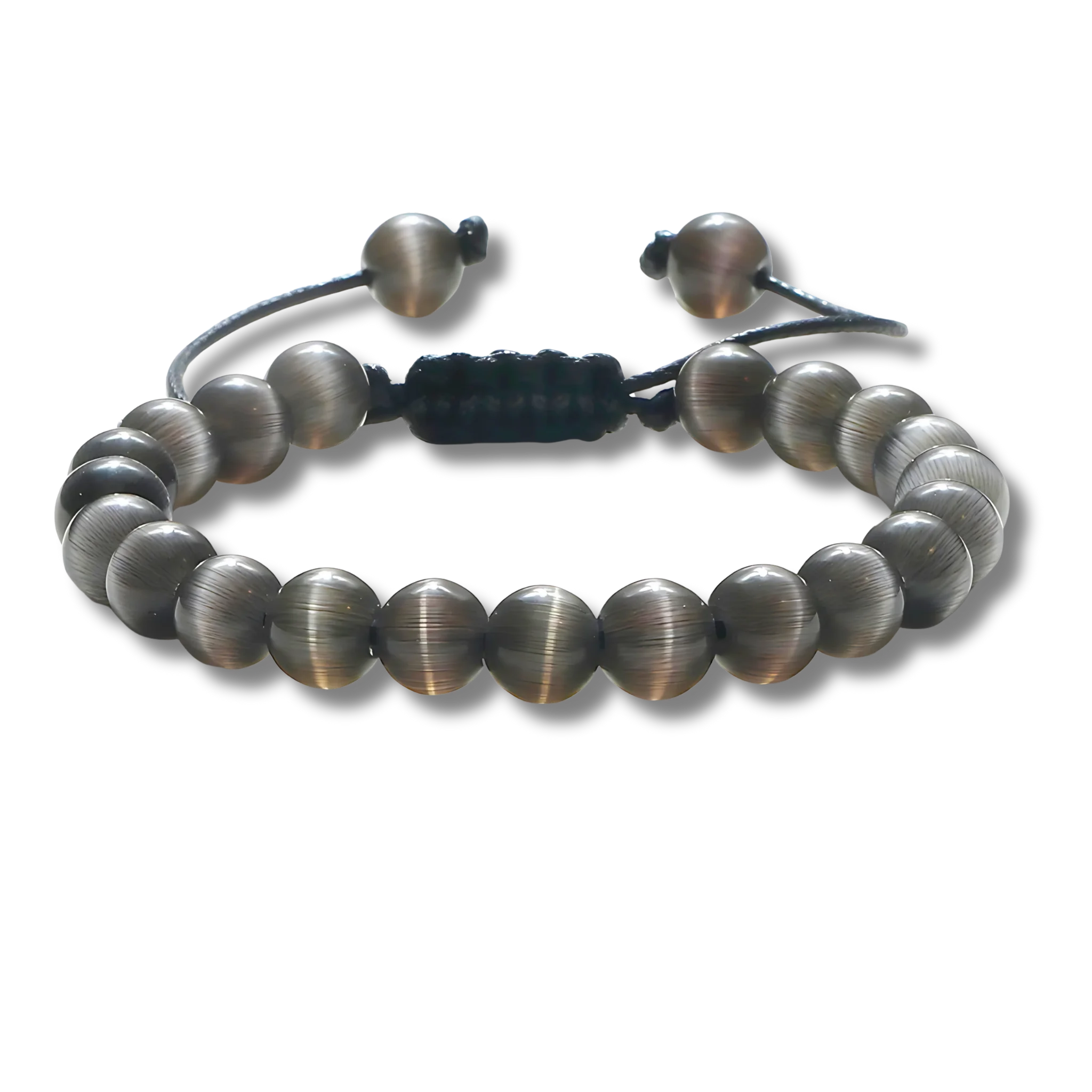 Black Cat Eye Adjustable Bracelet