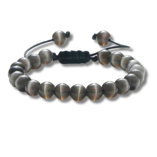 Black Cat Eye Adjustable Bracelet