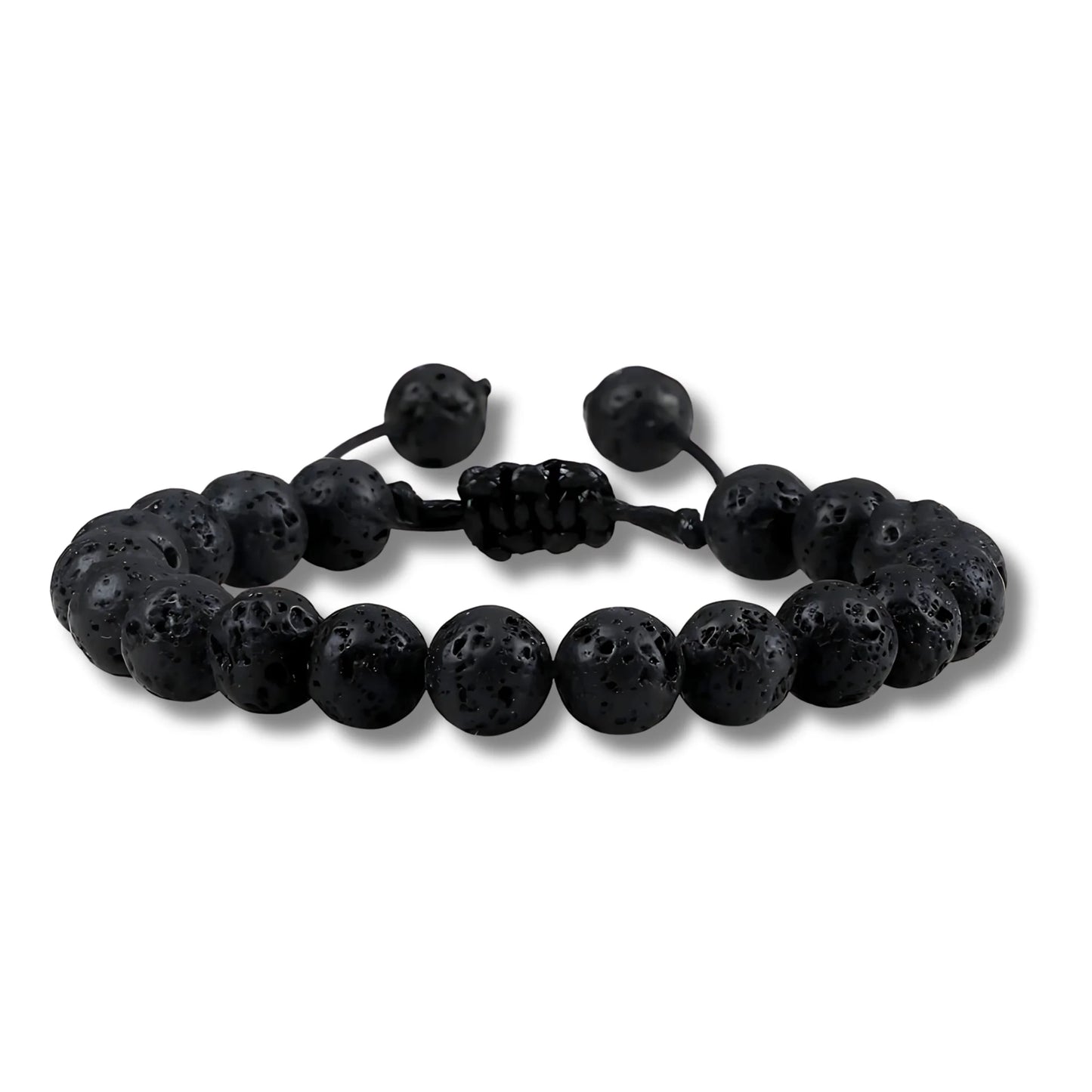 Black Lava Adjustable Bracelet