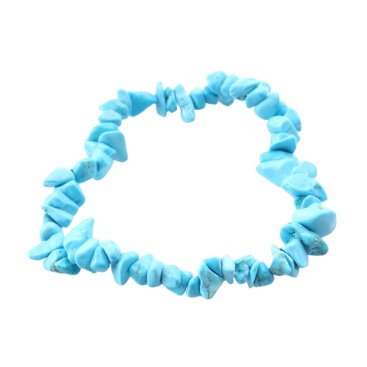 Blue Turquoise Gravel Bracelet