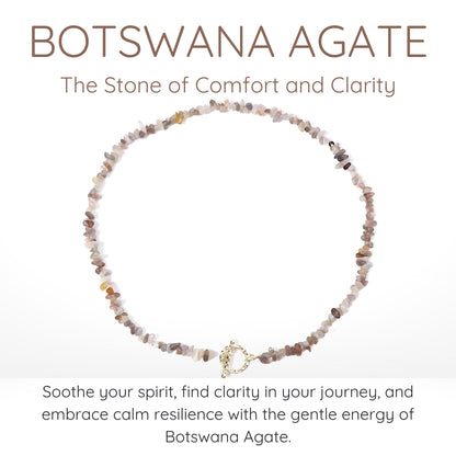 Botswana Agate Choker Necklace