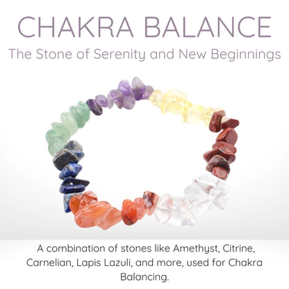 Chakra Balance Gravel Bracelet