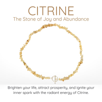 Citrine Choker Necklace