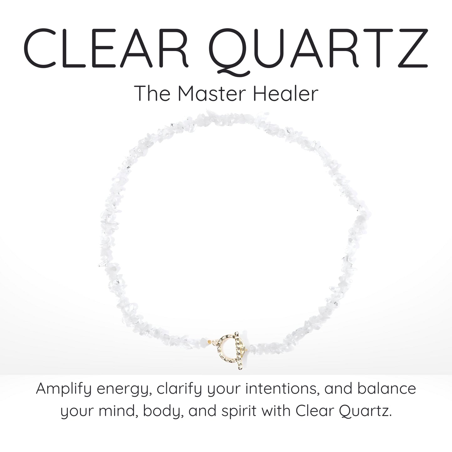 Clear Quartz Choker Necklace