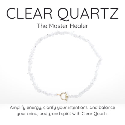 Clear Quartz Choker Necklace