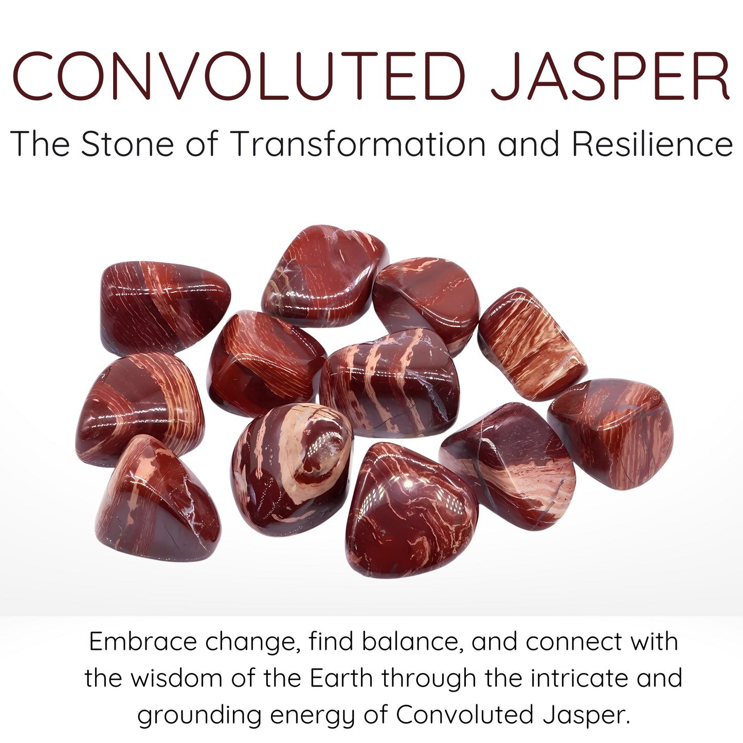 Convoluted Jasper Crystals