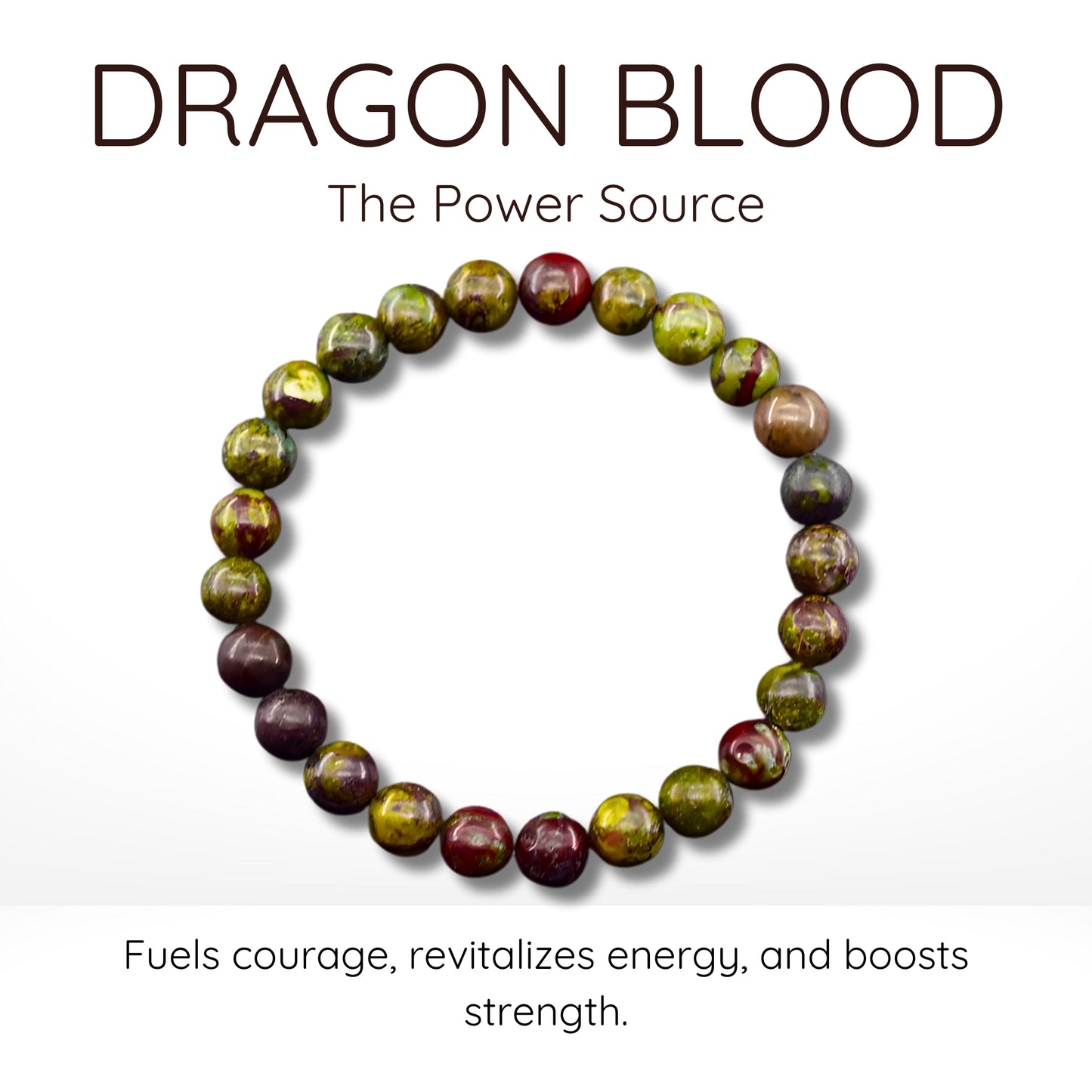 Dragon Blood Bead Bracelet