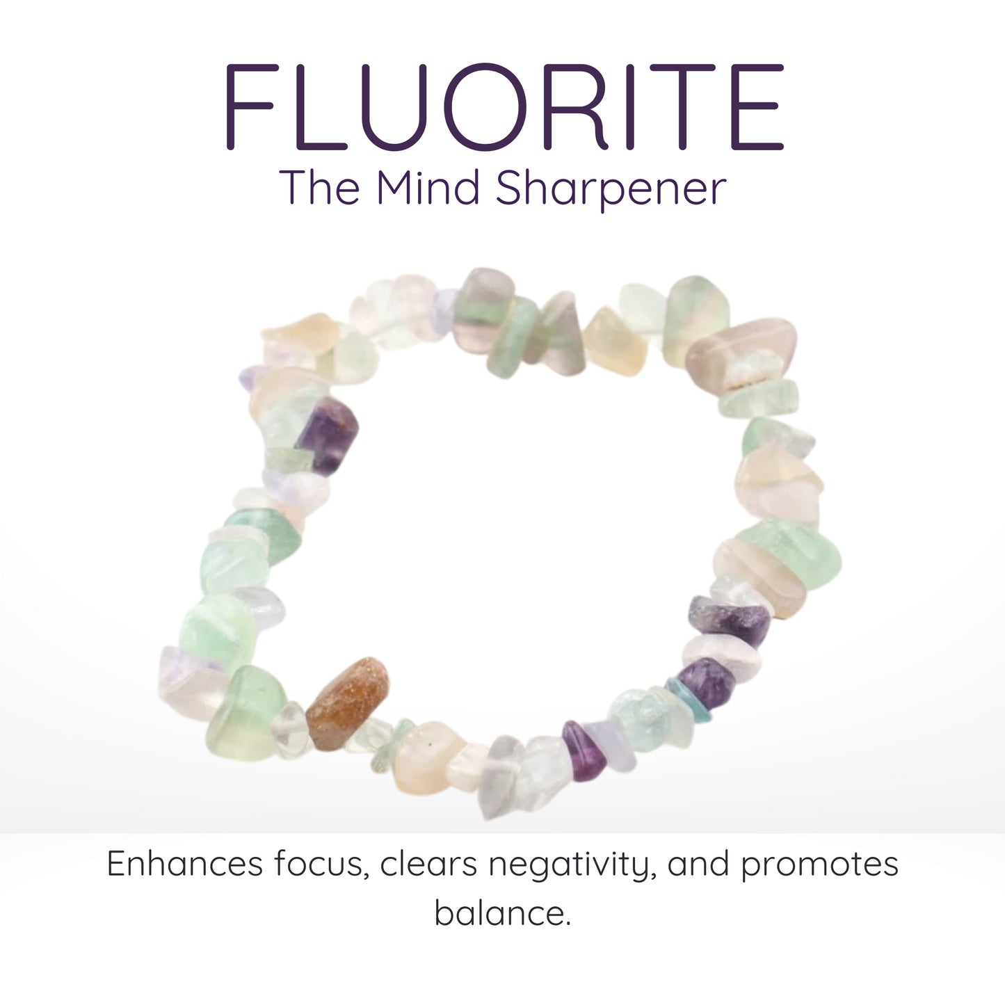 Fluorite Gravel Bracelet