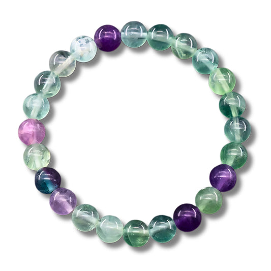 Fluorite Bead Bracelet