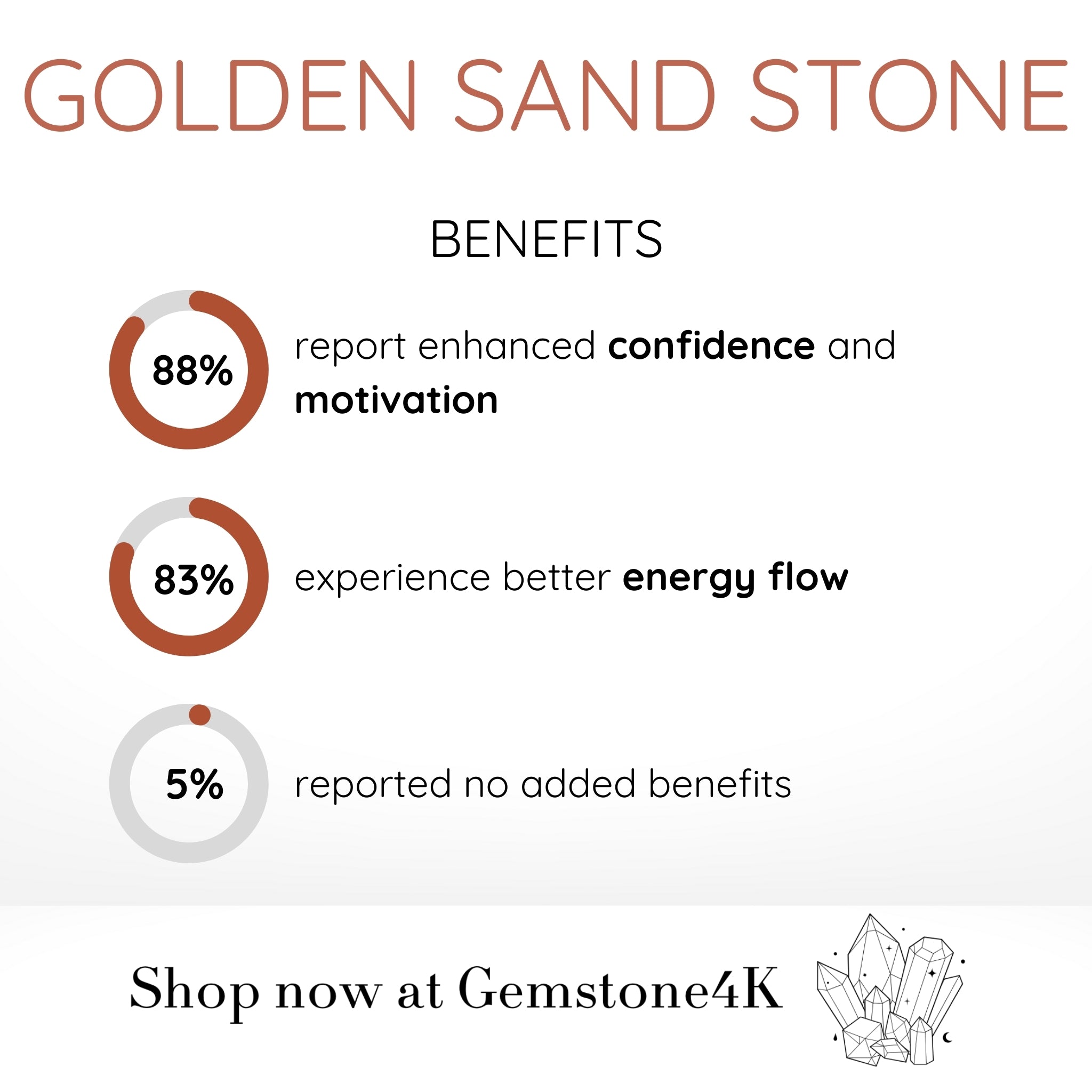 Golden Sandstone Gravel Bracelet