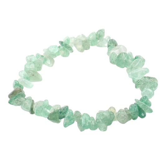 Green Quartz Gravel Bracelet