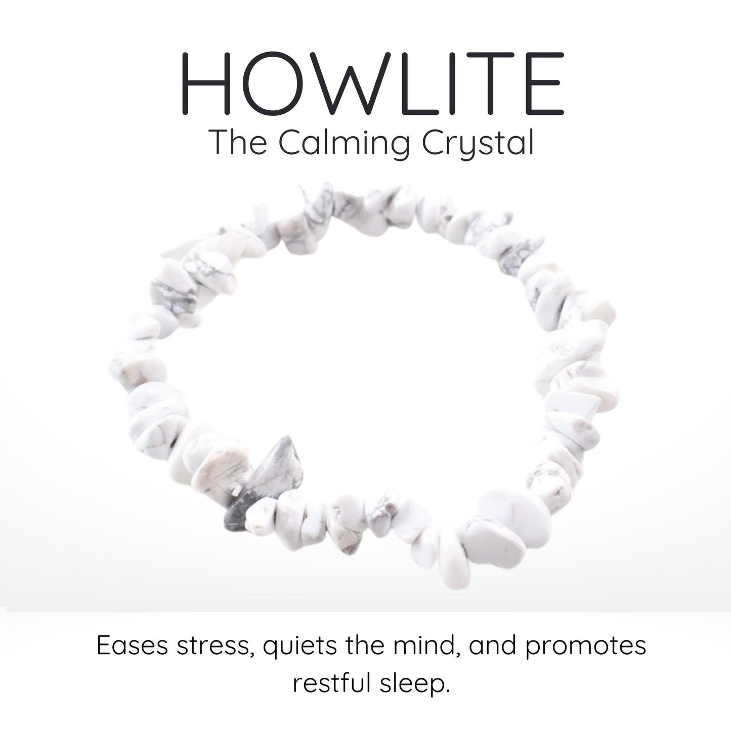 Howlite Gravel Bracelet