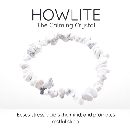 Howlite Gravel Bracelet