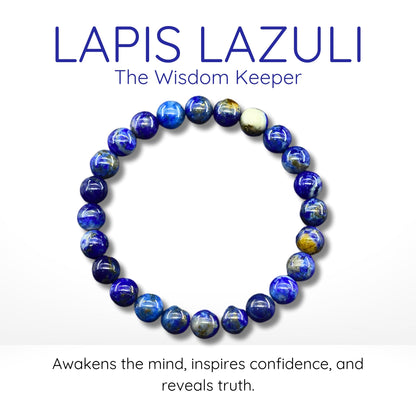 Lapis Lazuli Bead Bracelet