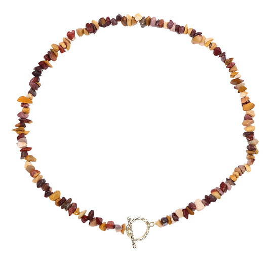 Mookaite Gravel Choker Necklace