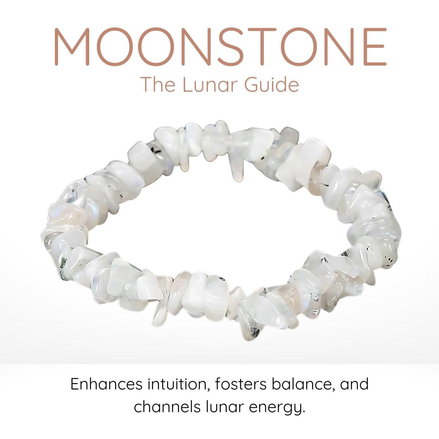 Moonstone Gravel Bracelet