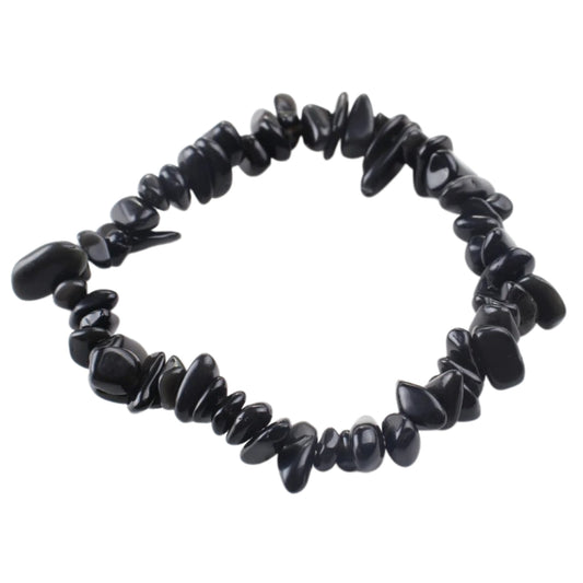 Obsidian Gravel Bracelet