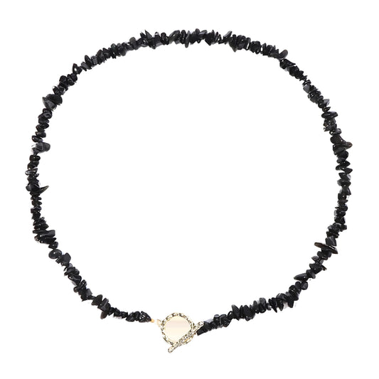 Obsidian Choker Necklace