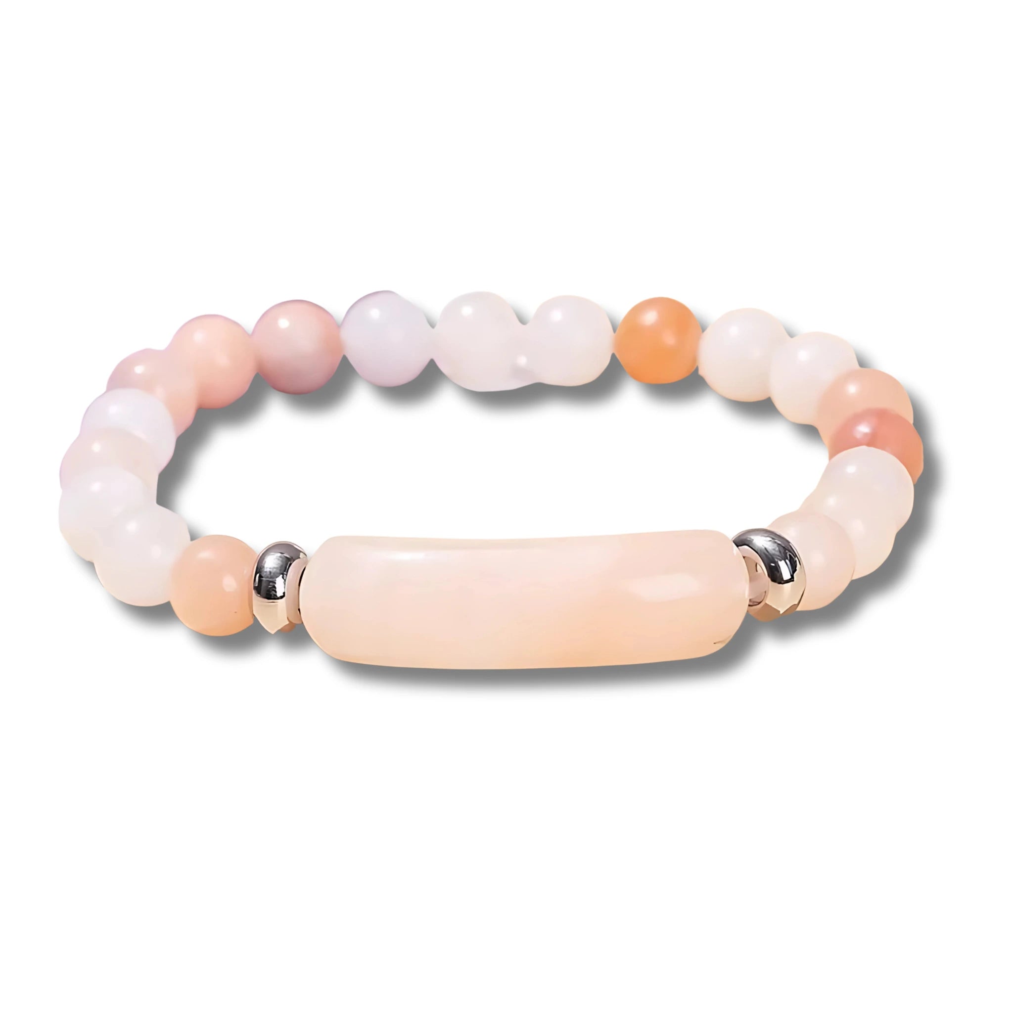 Pink Aventurine Bar Bracelet