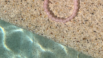 Rose Quartz Bead Bracelet