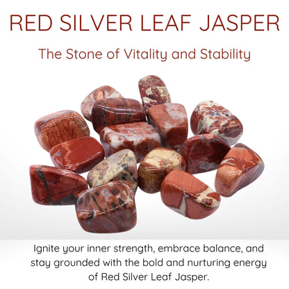 Red Silver Leaf Jasper Crystals