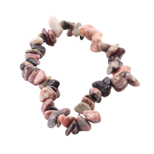 Rhodochrosite Gravel Bracelet