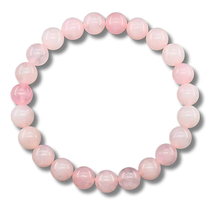 Rose Quartz Bead Bracelet