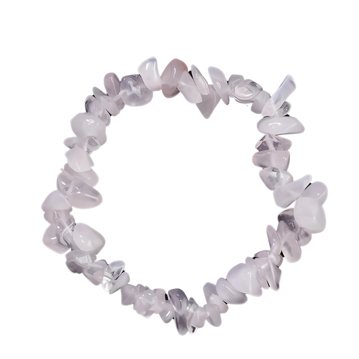 Rose Quartz Gravel Bracelet