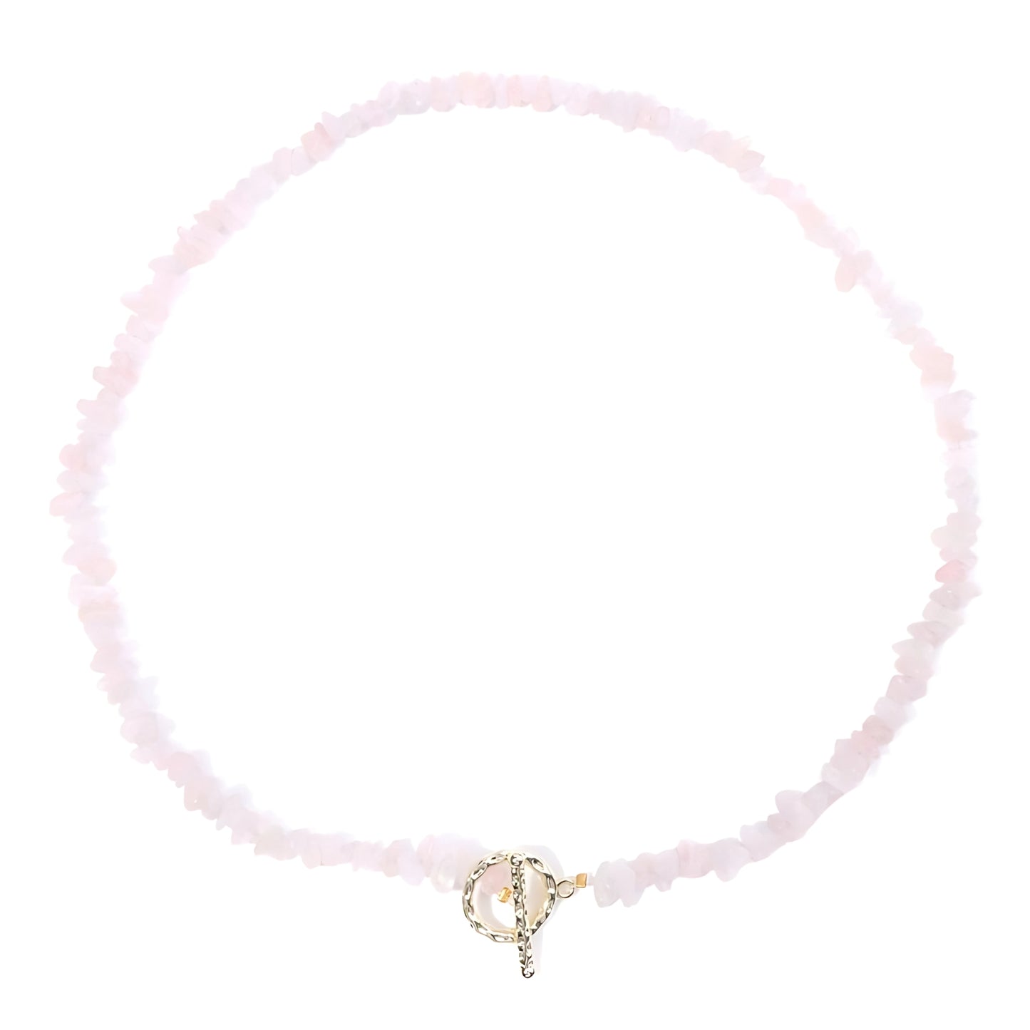 Rose Quartz Choker Necklace